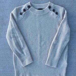 J. CREW CREAM CASHMERE SWEATER